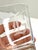 A set of 4 lowball rocks old fashioned glasses engraved monogramed with the letter G.