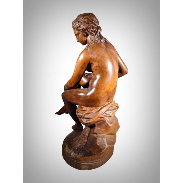 19th Century Venus Seated in Terracotta, 1880s For Sale - Image 9 of 15