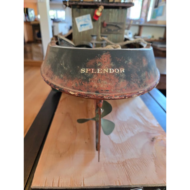 Arts & Crafts Late 20th Century Large Model Tug Boat 'Splendor' For Sale - Image 3 of 10