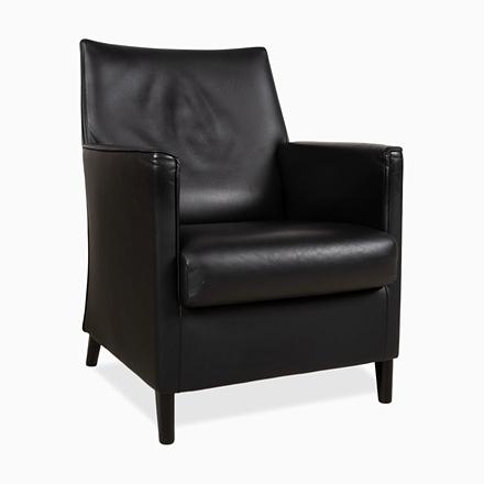 Chair in Black Leather from Wittmann For Sale - Image 15 of 15