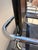 Pair of Vintage Chrome and Black Sling Bar Stools, Bauhaus Style For Sale In New York - Image 6 of 8
