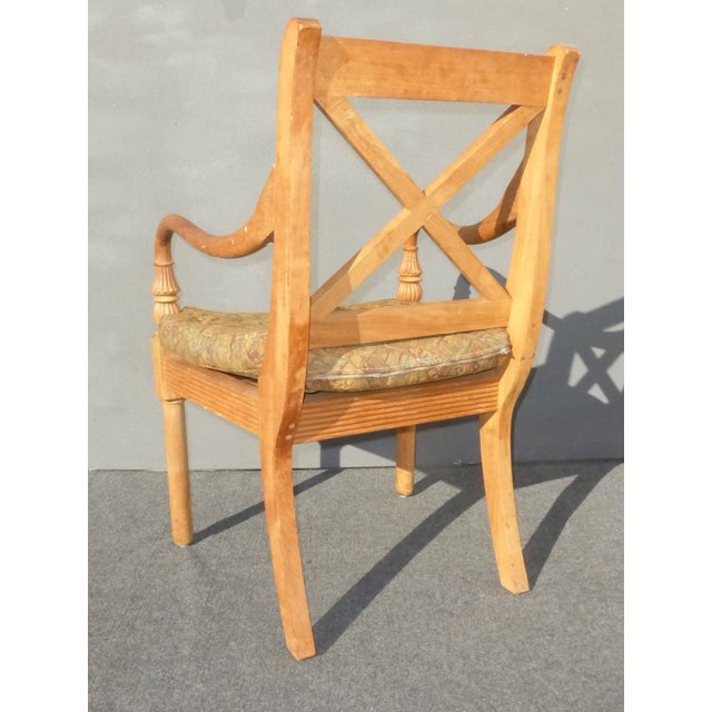 Vintage Designer Teak Bentwood Arm Chairs a Pair Chairish
