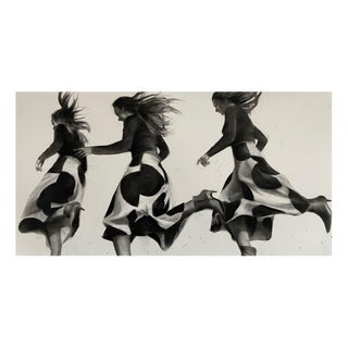 Patsy McArthur, Cadence, Charcoal Drawing, 2021 For Sale