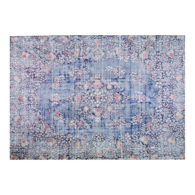 Vintage Turkish Anatolian Hand Knotted Wool Rug,09'07'' X 13'04'' For Sale