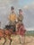 Small Antique 19th Century English Oil Painting Equestrian Sporting Scene For Sale In Los Angeles - Image 6 of 12