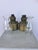 Mid 19th Century Antique Brass and Glass Chimney Oil Lamps - 2 For Sale - Image 5 of 9