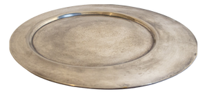 Silver-Plated Metal Forms Series Plate by Gio Ponti for Cleto Munari, 1970s