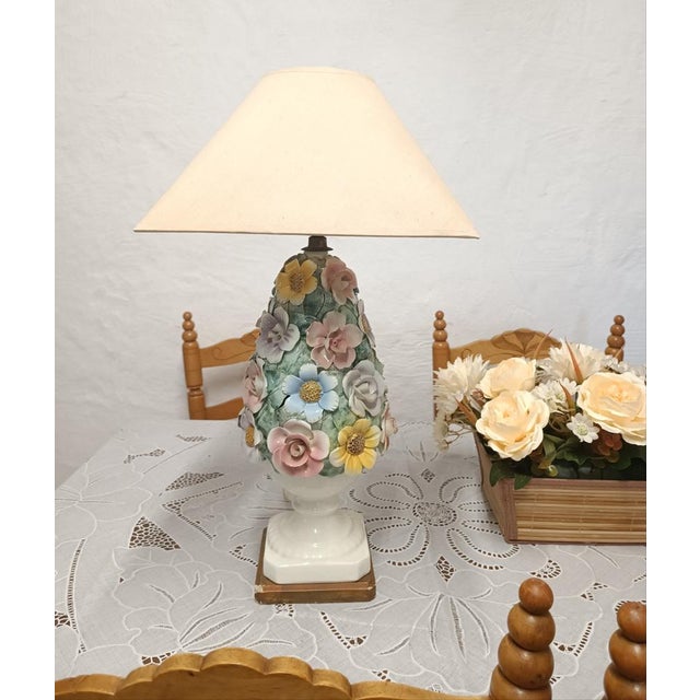 Vintage Manises Lamp, 1930s For Sale - Image 3 of 10