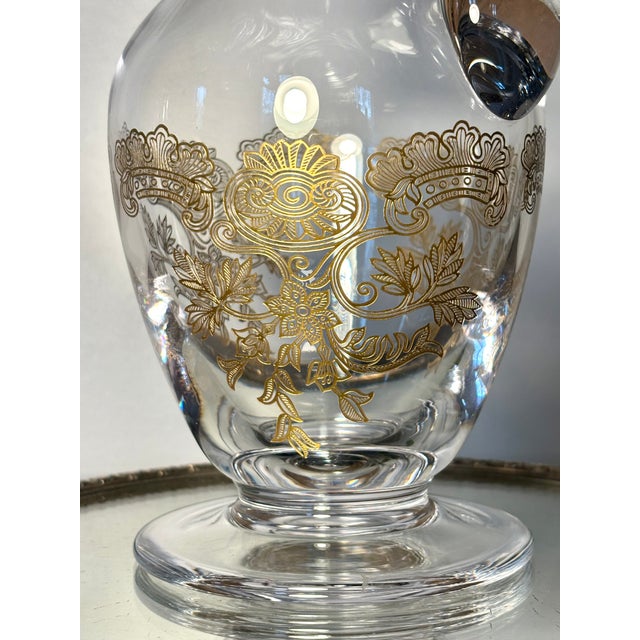 Vintage French Crystal Pitcher from Sèvres, 2010s For Sale - Image 10 of 15