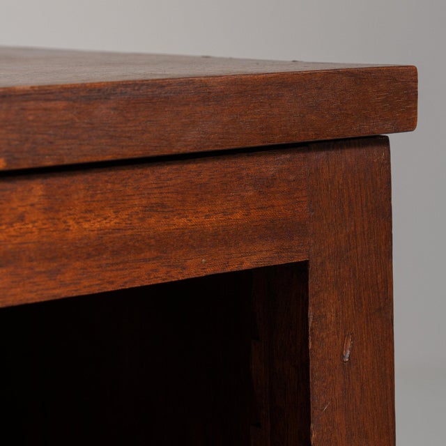 Traditional 1960-1969 Denmark Rich Mahogany Open Mahogany Bookcase For Sale - Image 3 of 11