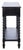 Athena 2 Drawer Console Table - Black For Sale - Image 12 of 12