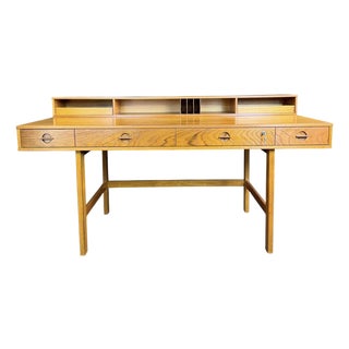 Danish Modern Peter Løvig Nielsen Flip-Top Teak Desk For Sale