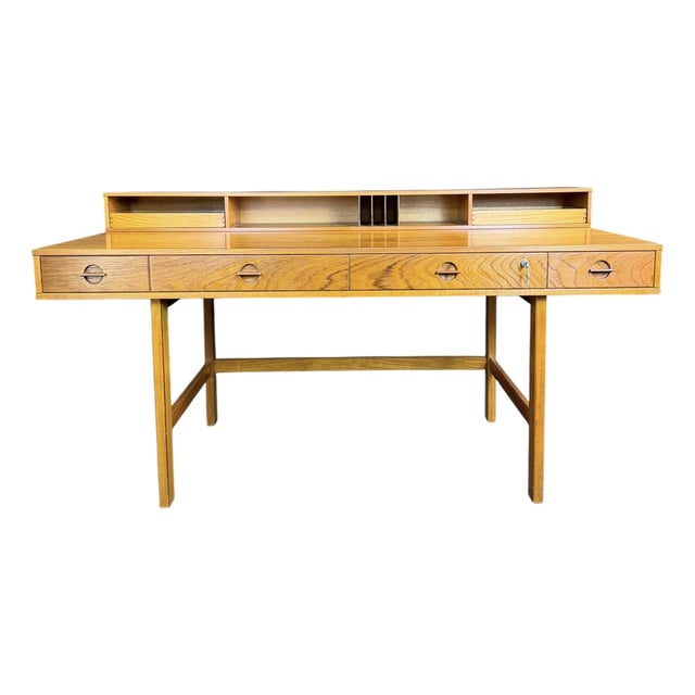 Danish Modern Peter Løvig Nielsen Flip-Top Teak Desk For Sale