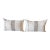 Pair of Rh Restoration Hardware Textured Woven Lumbar Pillows With Down Inserts For Sale