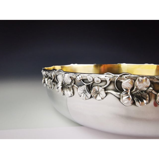 1920s Art Nouveau Silver Bowl in Silver, 1920s For Sale - Image 5 of 11
