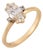 Vintage Gia 1.14 Carat Diamond 14k Yellow Gold Engagement Ring, Size 6.5 For Sale