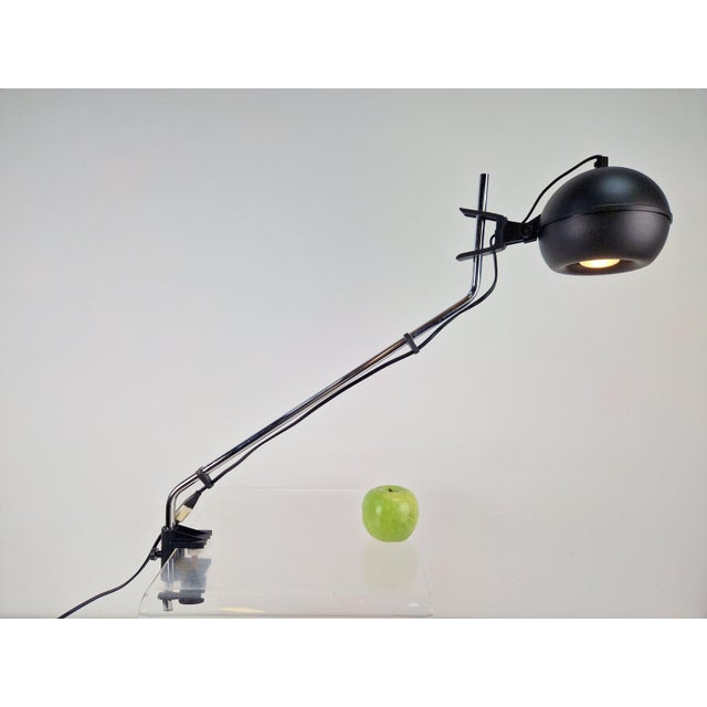 Vintage Space Age Clamp Desk Lamp, 1970s For Sale - Image 3 of 10