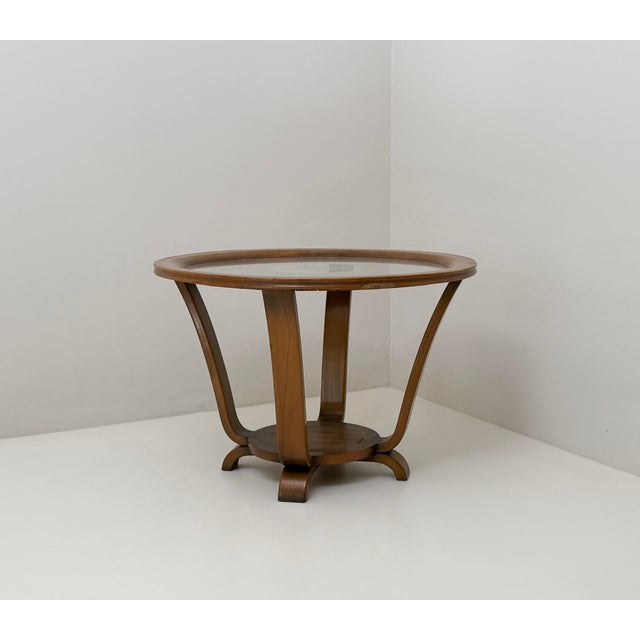 Vintage Glass Coffee Table, 1930s, in Flawless conditions. Designed 1920 to 1949