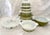 Mid-Century Modern Vintage Pyrex "Verde Green & Verde Square Flowers" Mixing Bowls - Set of 9 For Sale - Image 3 of 10