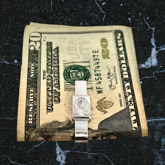 Georg Jensen Estate Money Clip Tie Clip Silver For Sale In New York - Image 6 of 14