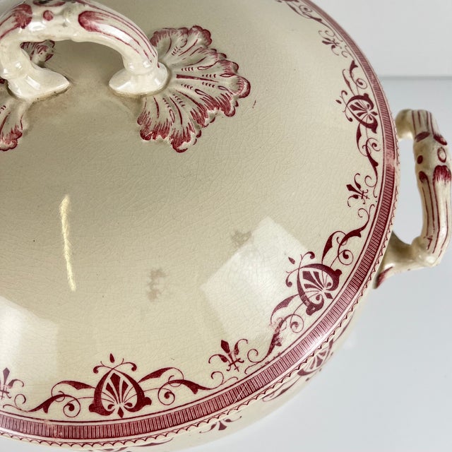 Terre De Fer Tureen from Creil & Montereau, 1890s For Sale - Image 17 of 18