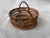 Brown Small Vintage Woven Wicker Basket For Sale - Image 8 of 15