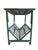 Infuse your space with Palm Beach chic elegance. This mid-century bamboo and rattan side table has been expertly custom-...