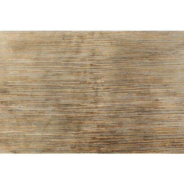 Early 21st Century Modern Solid Tan With Brown Rug "Sedimento" Designed By M Group For Sale - Image 5 of 6