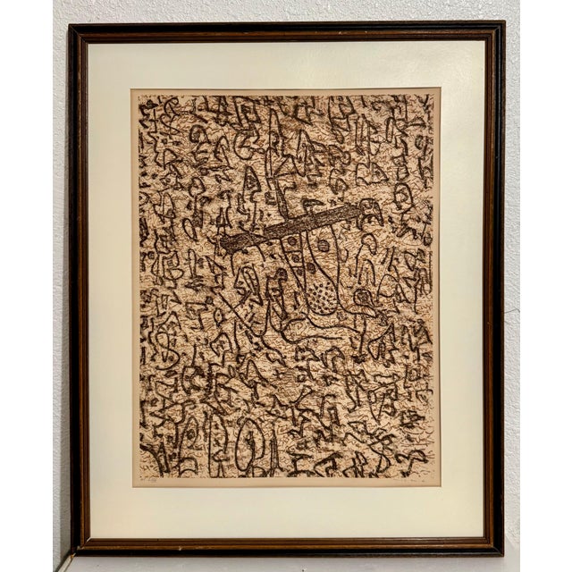 Max Ernst, Max Ernst Dada Surrealist Hand Signed Lithograph Poster for a Jewish Museum, 1966 For Sale - Image 10 of 17