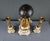 Bronze and Marble Putti Mantelpiece Set, 1800s, Set of 3 For Sale - Image 6 of 18