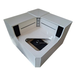 Vintage Corner Cabinet with Integrated Turntable, 1970 For Sale