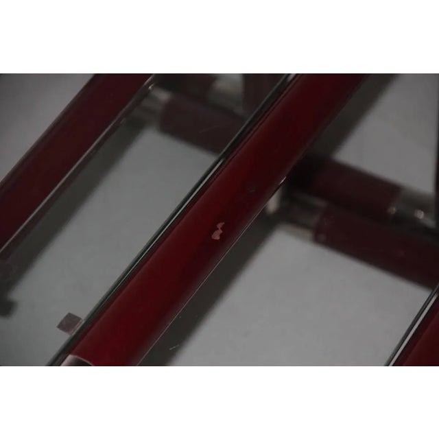 Red Italian Nesting Tables, 1960s, Set of 3 For Sale - Image 8 of 10