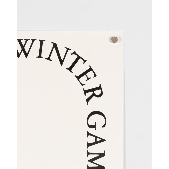 Lake Placid Ice Hockey Olympic Poster by Robert Madden, 1980 For Sale - Image 8 of 9