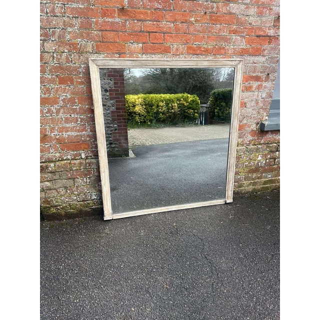 Large Antique English Overmantle Mirror For Sale - Image 6 of 7