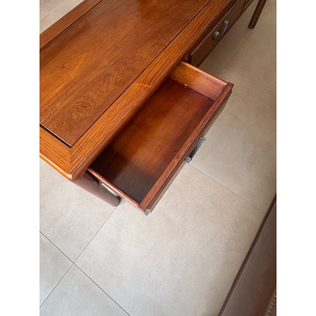 Mid-Century Modern Vintage Mid-Century Modern Rosewood Coffee Table With Drawers For Sale - Image 3 of 5