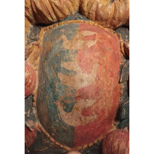 18th Century Italian Baroque Polychrome Carved Pine Bracket For Sale In Nashville - Image 6 of 8