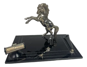 Liberty Pen Holder with Horse Statue, 1920s
