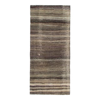 Vintage Modern Turkish Kilim Rug - 4`1" X 9`2" For Sale