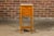 19th Century French 19th Century Pine Faux Bamboo Side Table with Marble Top, Door and Drawer For Sale - Image 5 of 12