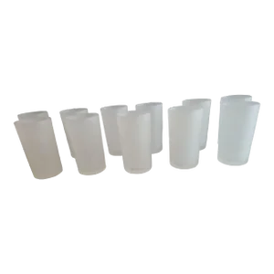 Frosted Glass Juice Glasses