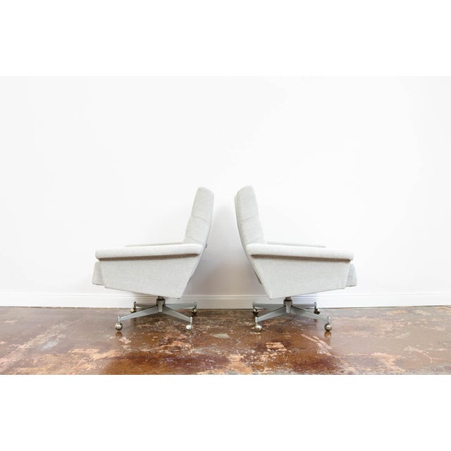 Metal Vintage Swivel Chairs from Up Závody, 1970s, Set of 2 For Sale - Image 7 of 14