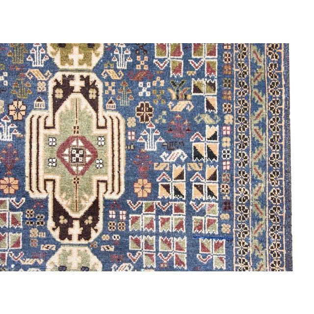 Tribal Vintage Afghani Baluch Rug For Sale - Image 3 of 15