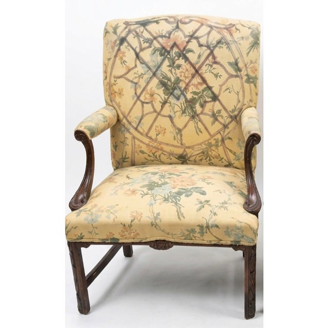 Mid 18th Century George II or George III Period Gainsborough or Library Armchair For Sale In Los Angeles - Image 6 of 6