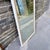 Mid-Century White and Gilt Faux Bamboo Floor Mirror For Sale - Image 5 of 9