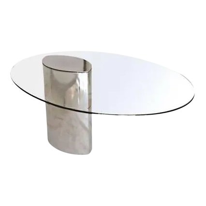 Power Desk Mid-Century Modern 1970s Knoll Lunario Table Desk by Cini Boeri, Desk to Impress For Sale