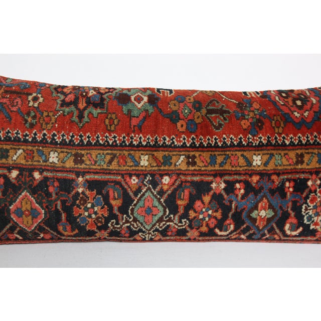 Textile Authentic Tribal Sofa Lumbar Rug Cushion Pillow Cover -16'' X 38'' For Sale - Image 7 of 11
