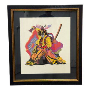 Tom Kamifuji "Kubuki Actor" Print, Circa 1960's