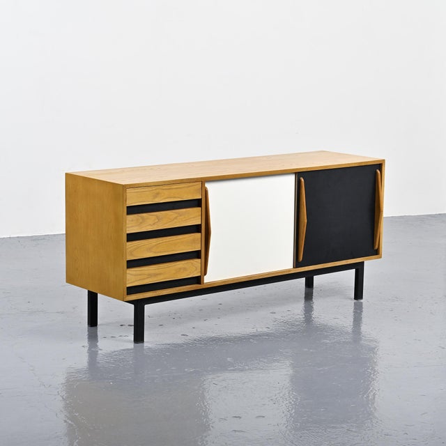 Ash Cansado Sideboard attributed to Charlotte Perriand for Steph Simon, 1960 For Sale - Image 18 of 18