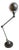 Industrial Lamp by Jean Louis Domecq for Jieldé, 1950s For Sale