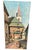 Traditional 1960s Painting – European Village Street Scene With Church Steeple For Sale - Image 3 of 12